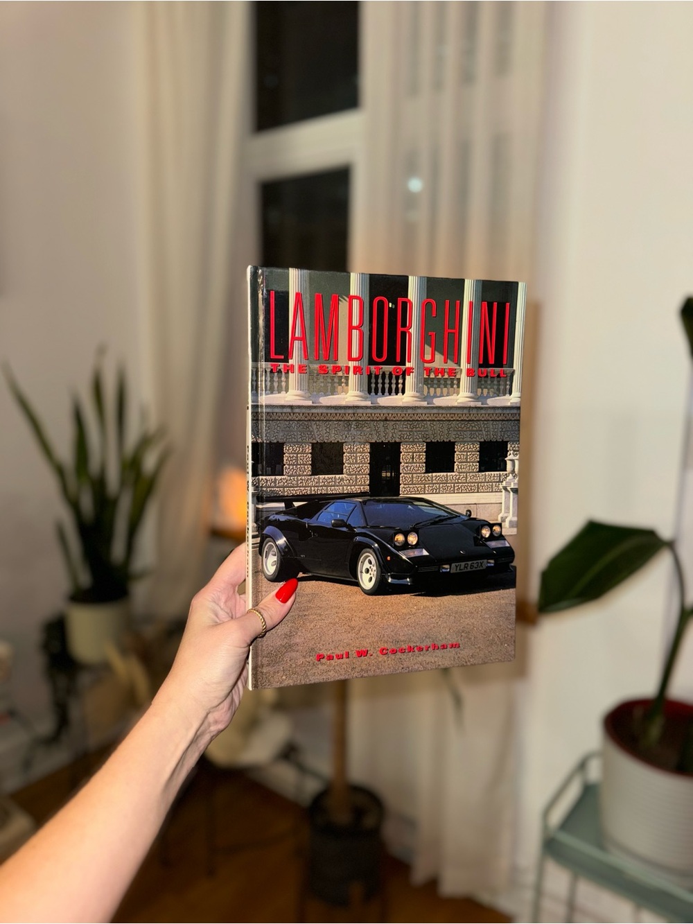 Vintage Lamborghini Coffee Table Book - Black Cover